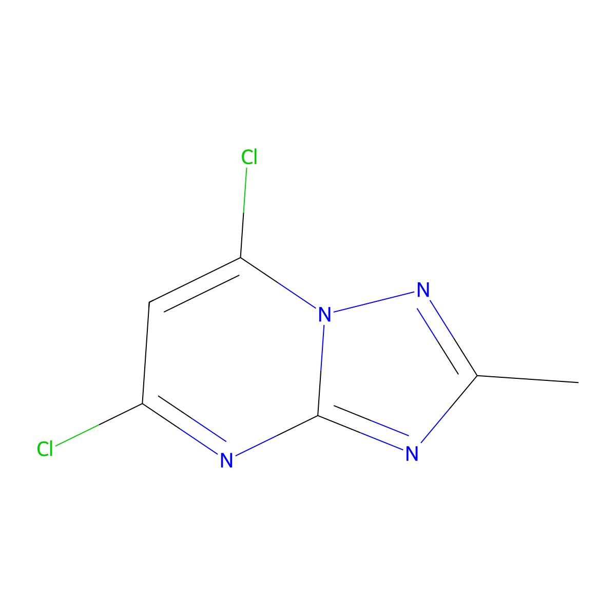 5,7-Dichloro-2-methyl-[1,2,4]triazolo[1,5-A]pyrimidine molecular structure, CAS 1373519-64-2