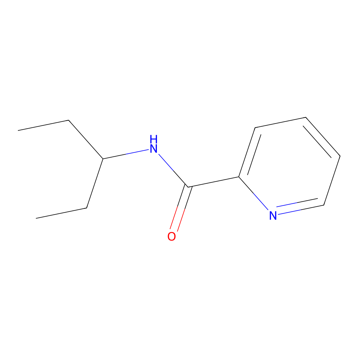 N-(pentan-3-yl)picolinamide molecular structure, CAS 1373618-80-4