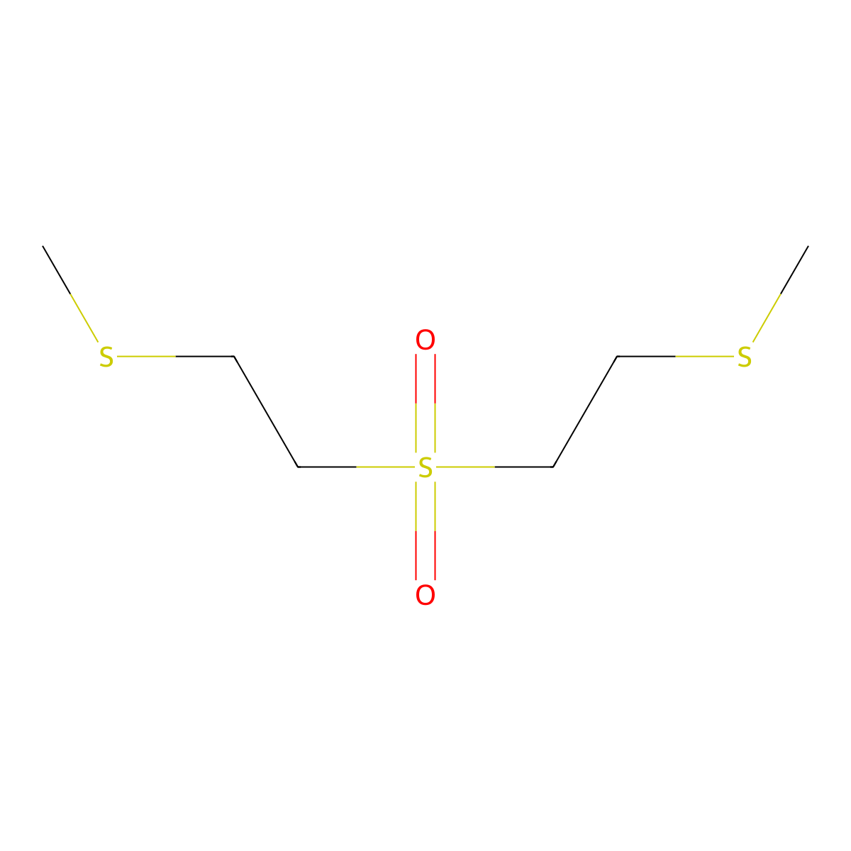 1,1'-Sulfonylbis(2-(methylthio)ethane) molecular structure, CAS 137371-98-3