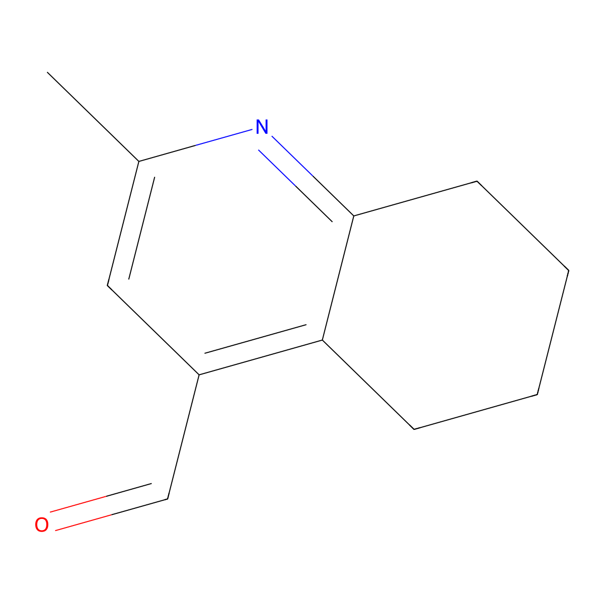 2-Methyl-5,6,7,8-tetrahydroquinoline-4-carbaldehyde molecular structure, CAS 1373757-77-7