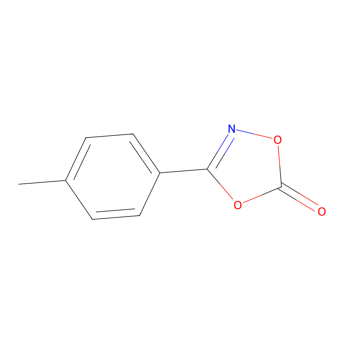 3-(4-Methylphenyl)-1,4,2-dioxazol-5-one molecular structure, CAS 1373758-54-3