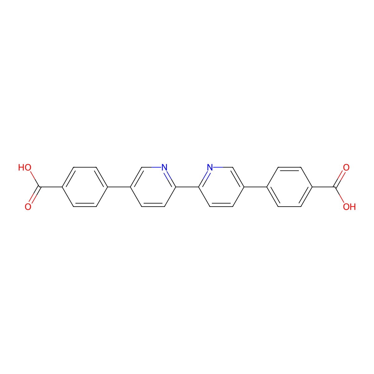 4,4'-([2,2'-Bipyridine]-5,5'-diyl)dibenzoic acid molecular structure, CAS 1373759-05-7
