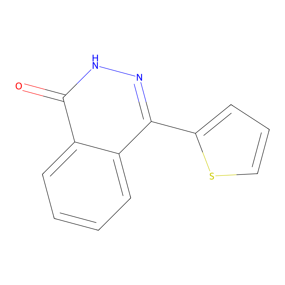 4-(Thiophen-2-yl)-1,2-dihydrophthalazin-1-one molecular structure, CAS 137382-45-7