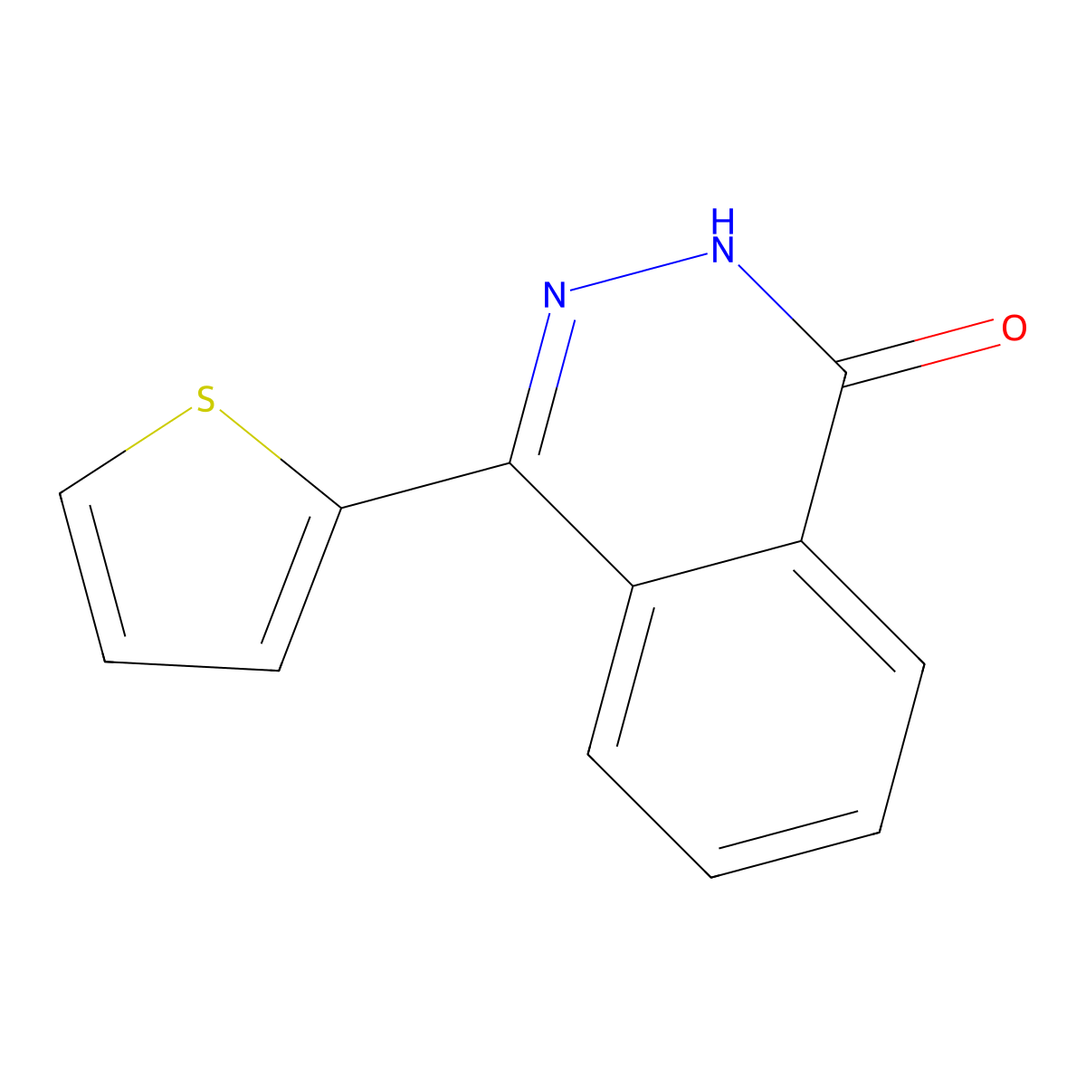 4-(Thiophen-2-yl)-1,2-dihydrophthalazin-1-one molecular structure, CAS 137382-45-7