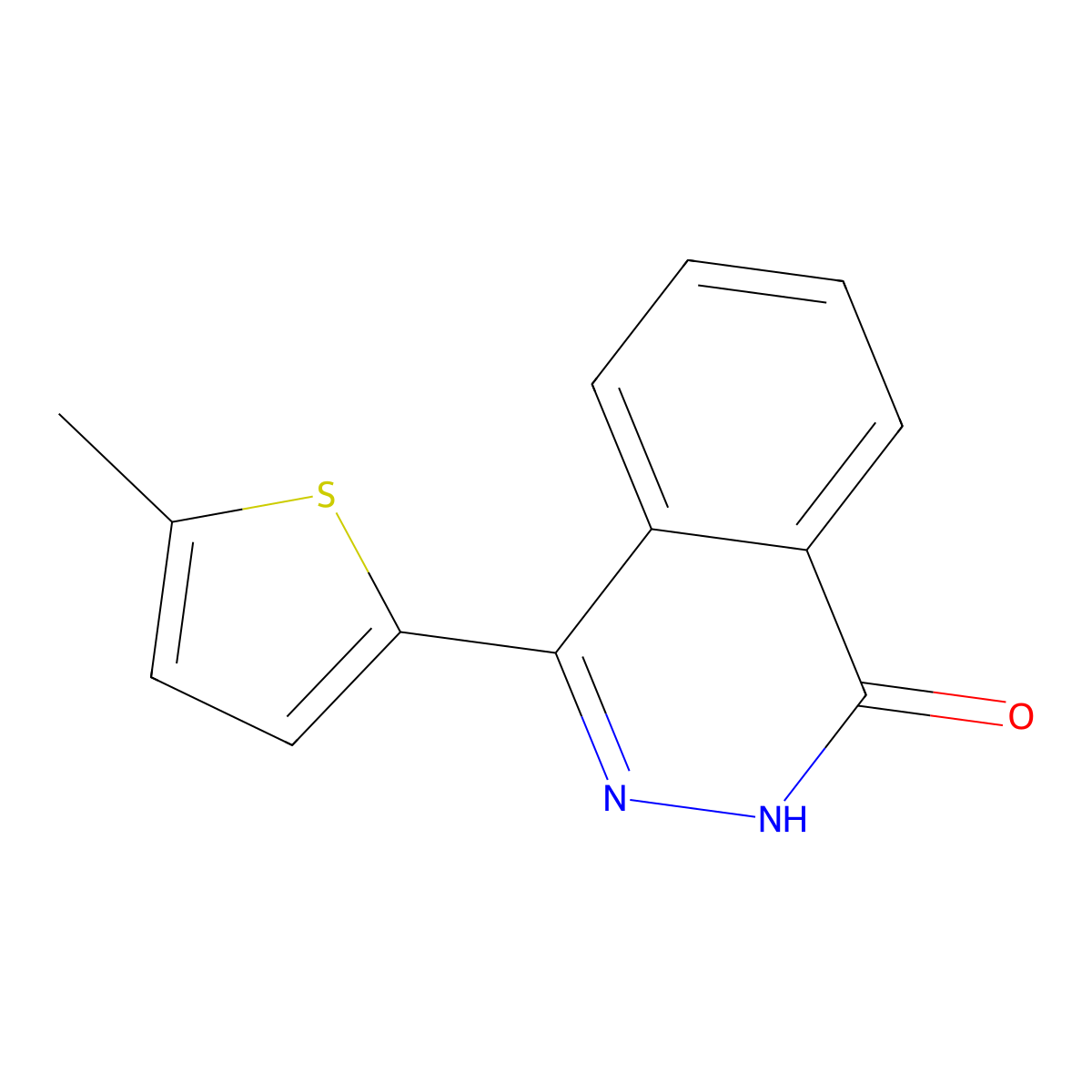 4-(5-methyl-2-thienyl)-1(2H)-phthalazinone molecular structure, CAS 137382-47-9