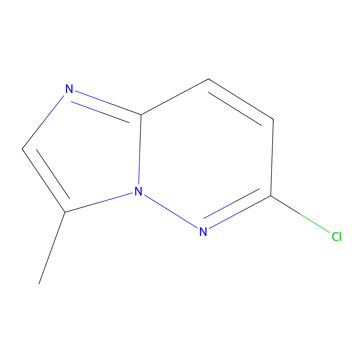 6-Chloro-3-methylimidazo[1,2-b]pyridazine molecular structure, CAS 137384-48-6