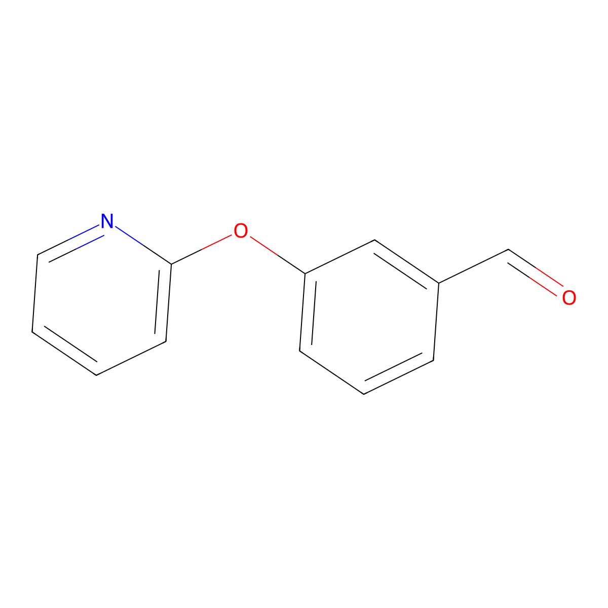 3-(Pyridin-2-yloxy)benzaldehyde molecular structure, CAS 137386-78-8