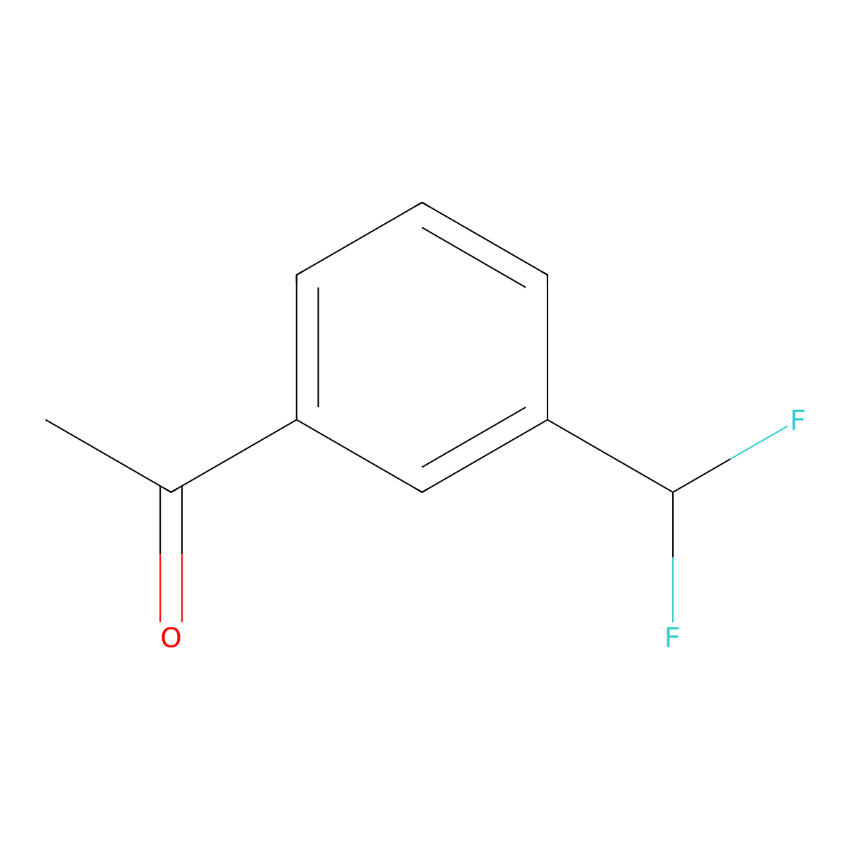 1-(3-(Difluoromethyl)phenyl)ethan-1-one molecular structure, CAS 1373866-59-1