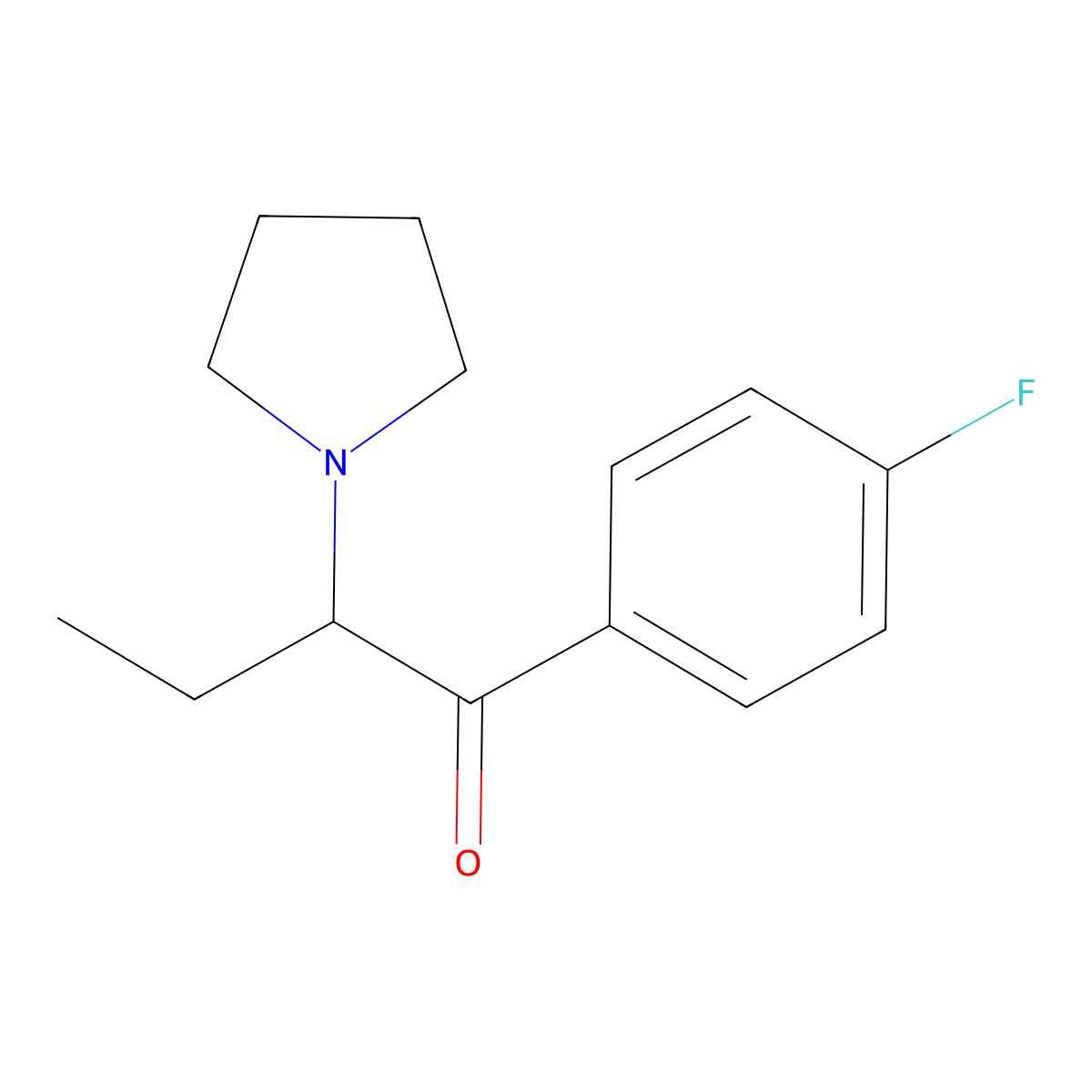 4-Fluoro-alpha-pbp molecular structure, CAS 1373918-67-2