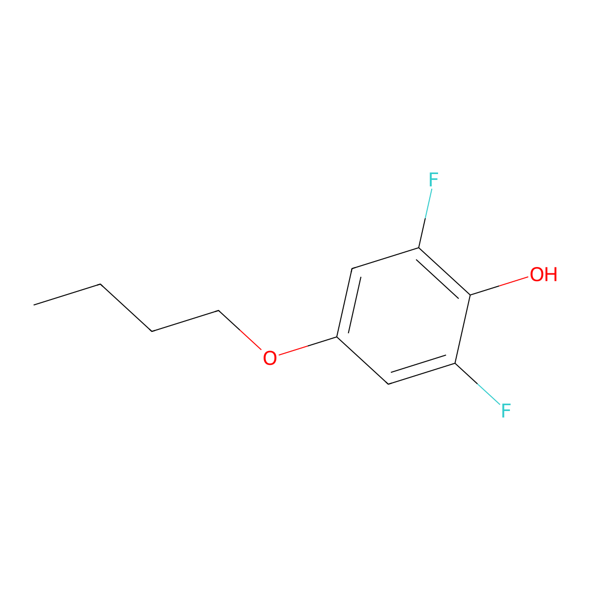 4-Butoxy-2,6-difluorophenol molecular structure, CAS 1373920-65-0