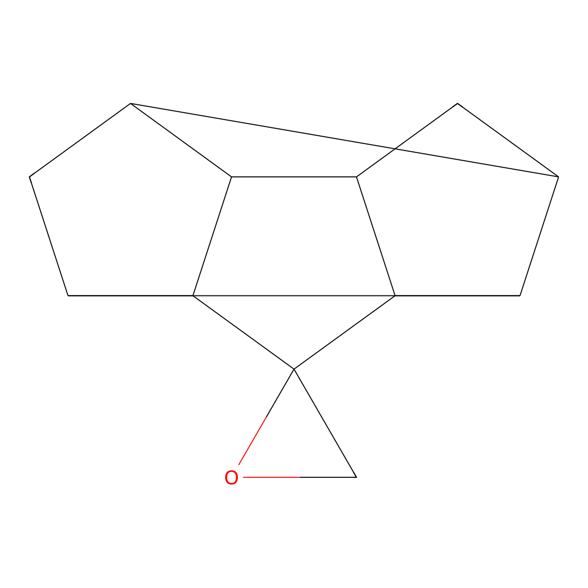 Spiro[oxirane-2,4'-pentacyclo[6.3.0.0^{2,6}.0^{3,10}.0^{5,9}]undecane] molecular structure, CAS 1373932-60-5