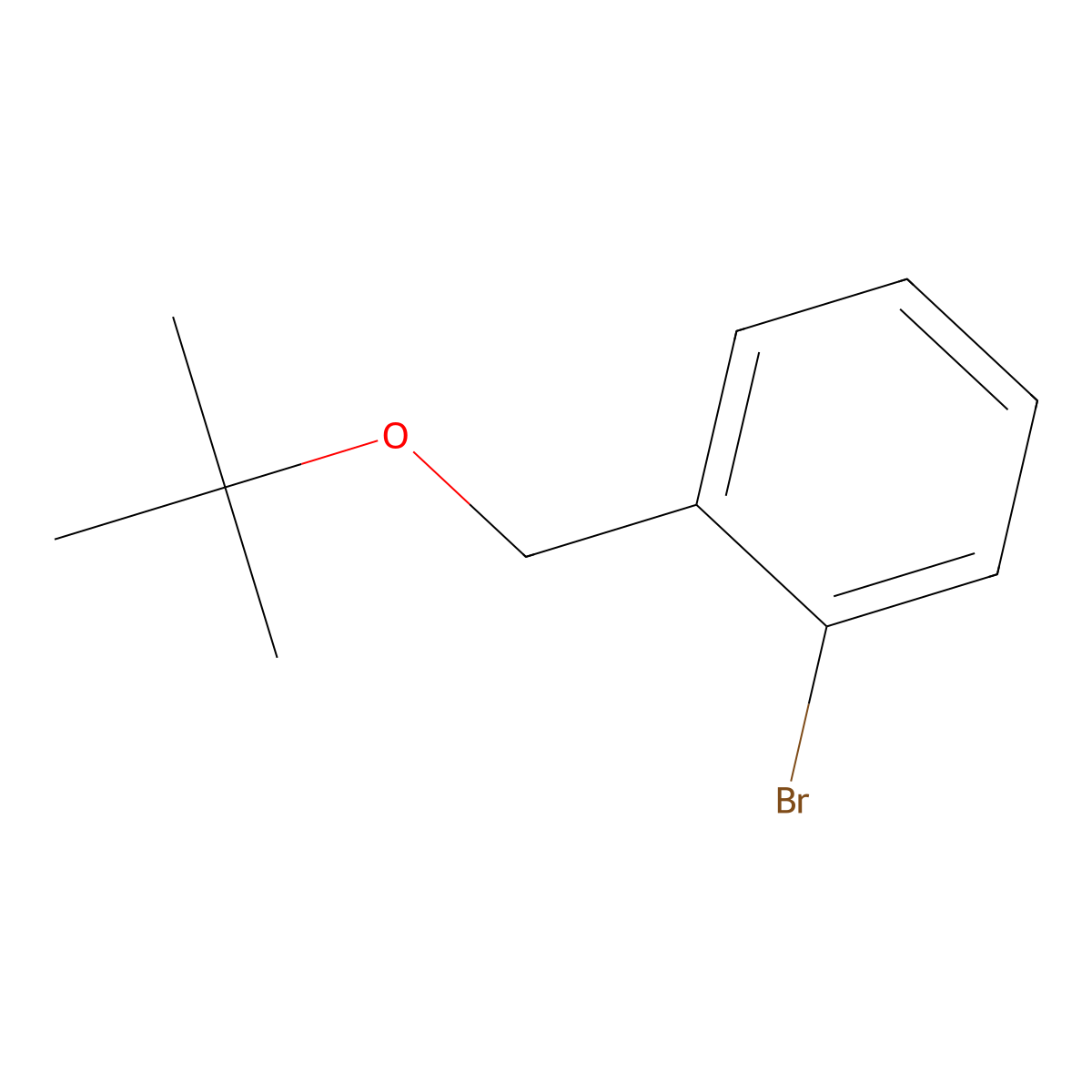 1-Bromo-2-(tert-butoxymethyl)benzene molecular structure, CAS 137395-70-1