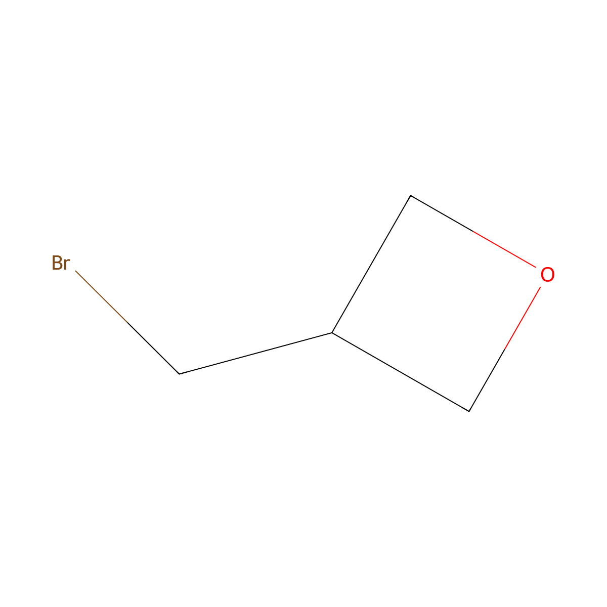 3-(Bromomethyl)oxetane molecular structure, CAS 1374014-30-8