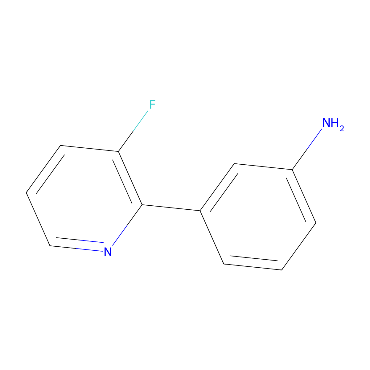 3-(3-Fluoropyridin-2-yl)aniline molecular structure, CAS 1374159-47-3