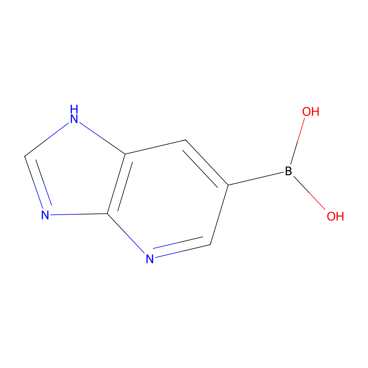 (3H-iMidazo[4,5-b]pyridin-6-yl)boronic acid molecular structure, CAS 1374263-88-3