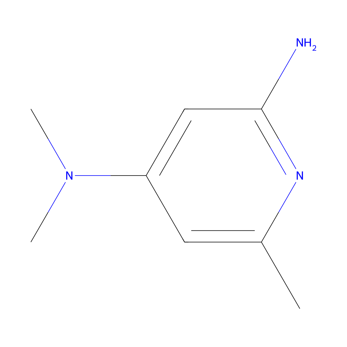 N4,N4,6-Trimethyl-2,4-pyridinediamine molecular structure, CAS 137440-97-2