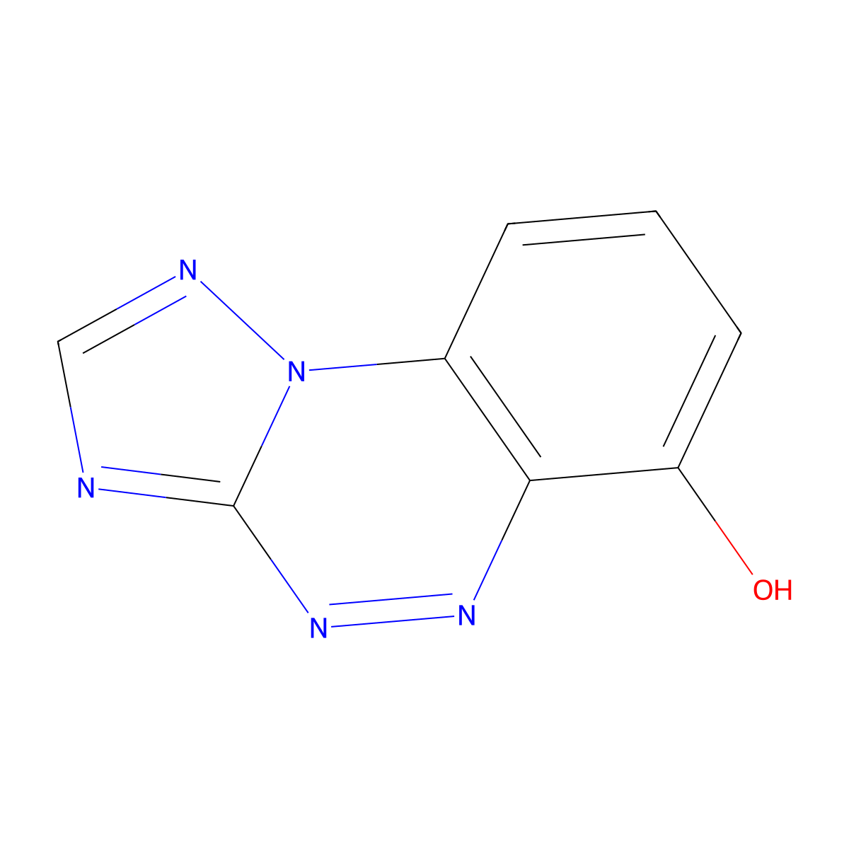 [1,2,4]Triazolo[5,1-c][1,2,4]benzotriazin-6-ol molecular structure, CAS 1374509-39-3