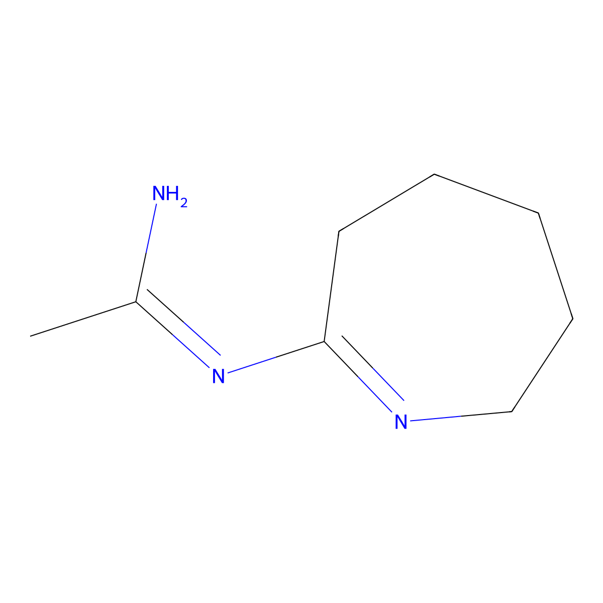 N-(3,4,5,6-Tetrahydro-2H-azepin-7-yl)acetimidamide hydrochloride molecular structure, CAS 1374509-43-9