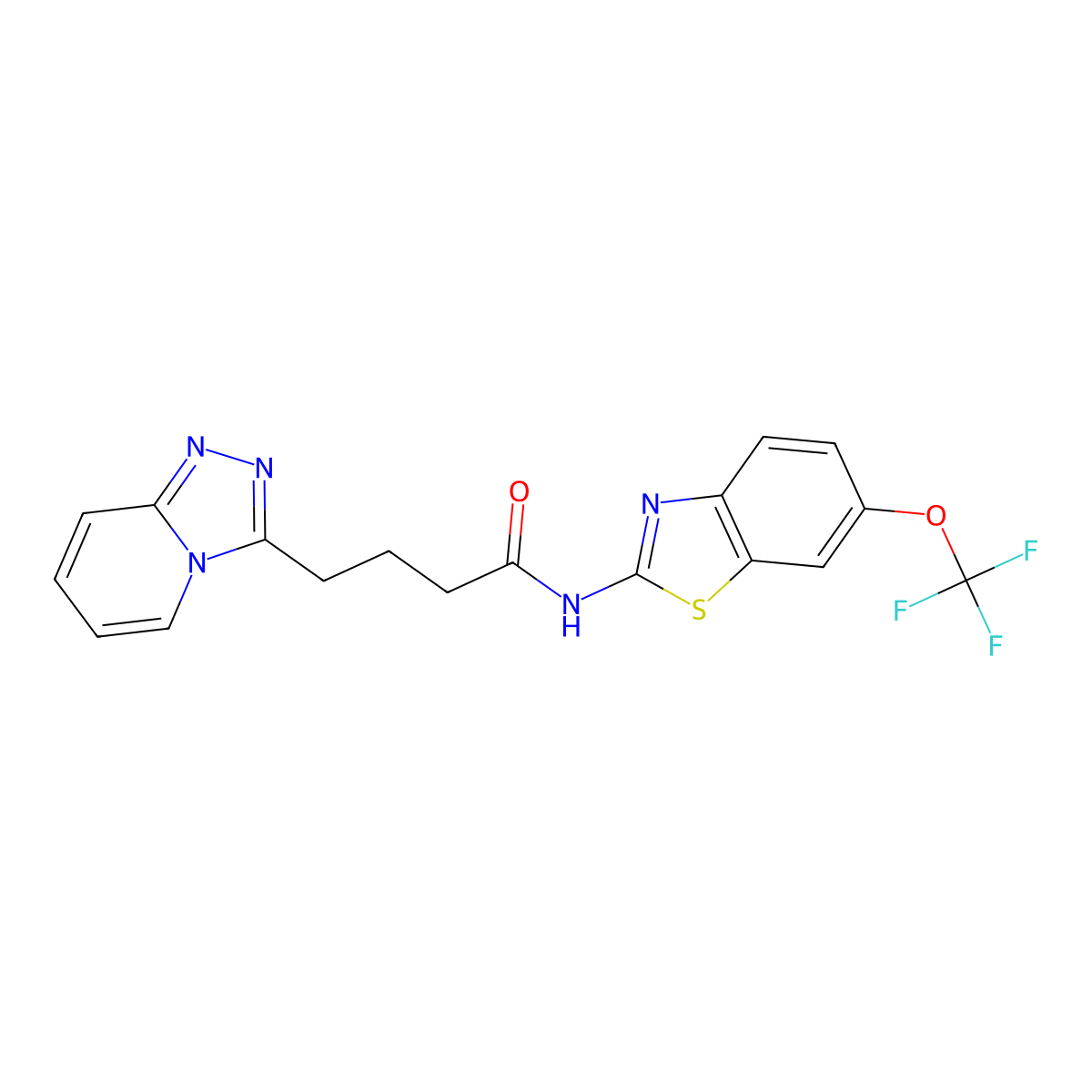 C18H14F3N5O2S molecular structure, CAS 1374519-89-7