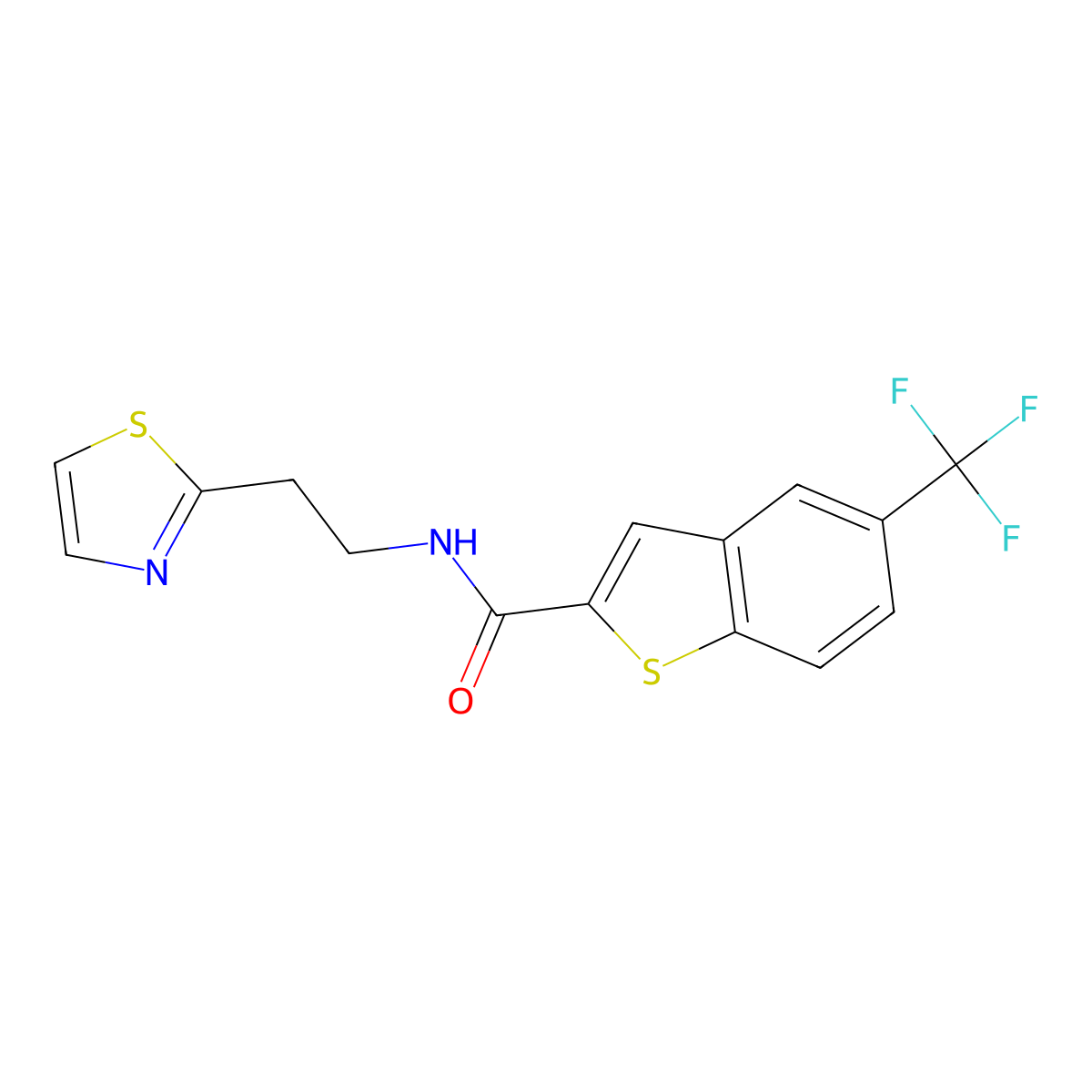 C15H11F3N2OS2 molecular structure, CAS 1374538-36-9