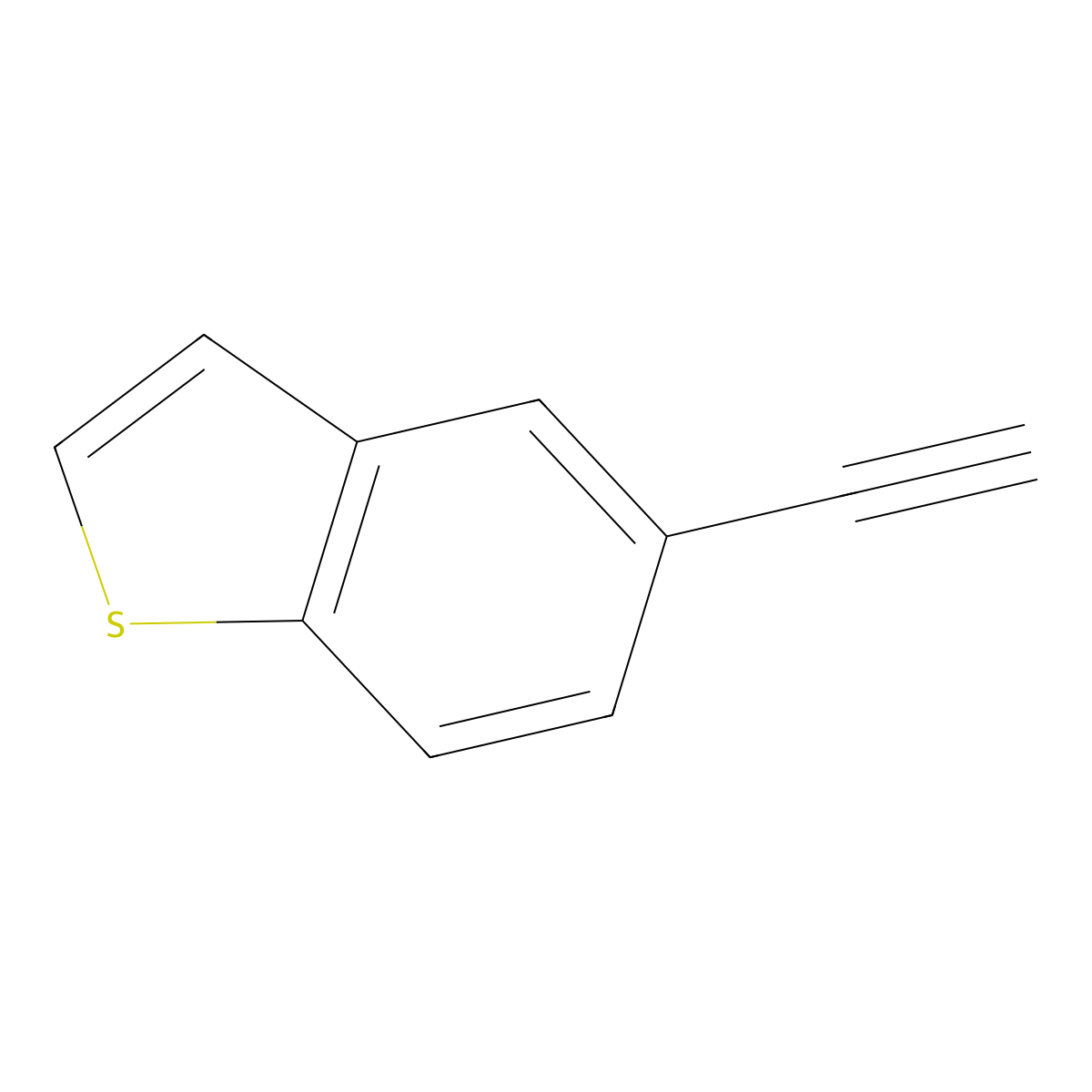 5-Ethynylbenzo[b]thiophene molecular structure, CAS 1374563-50-4