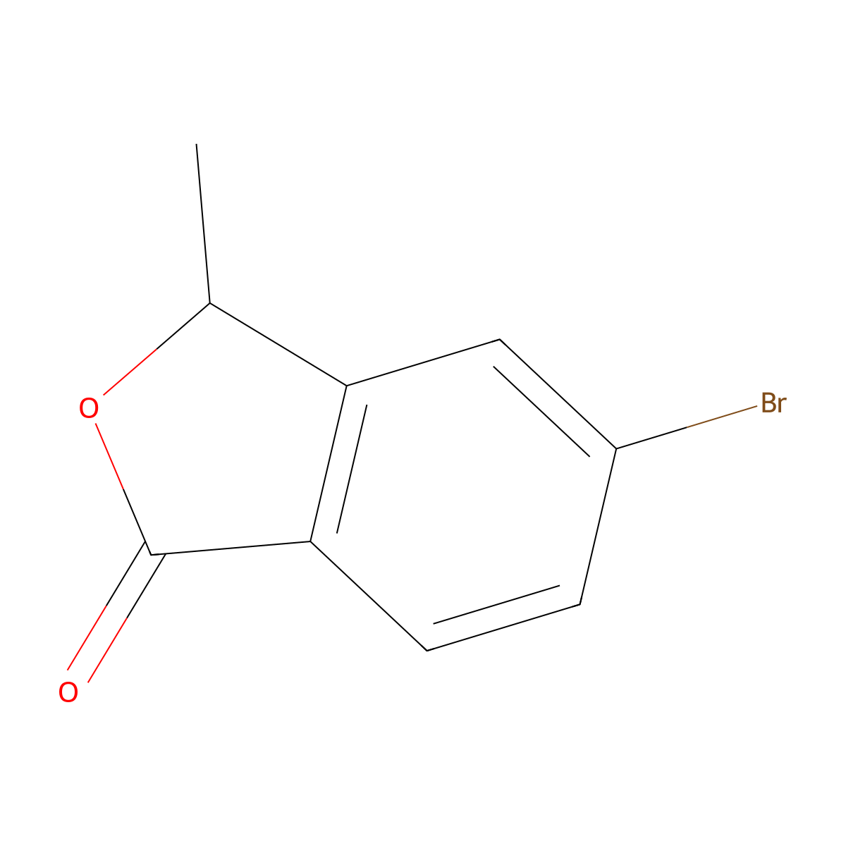 5-bromo-3-methylisobenzofuran-1(3H)-one molecular structure, CAS 1374574-45-4