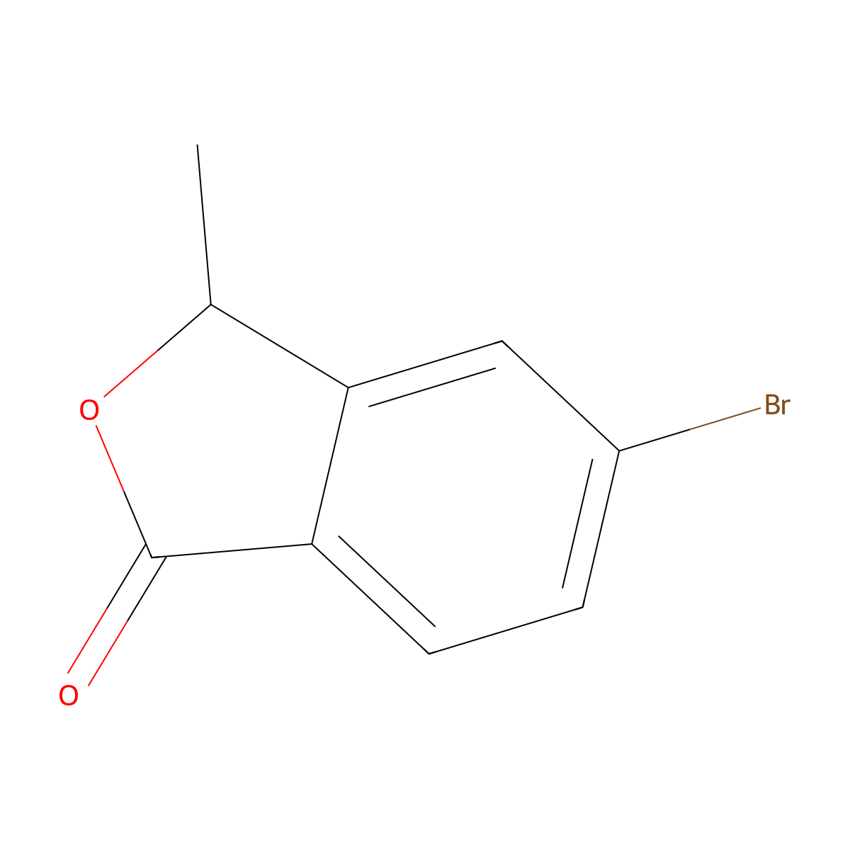 5-bromo-3-methylisobenzofuran-1(3H)-one molecular structure, CAS 1374574-45-4