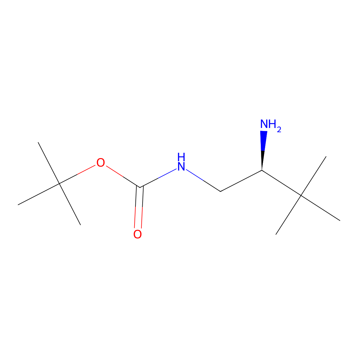 (S)-(2-Amino-3,3-dimethyl-butyl)-carbamic acid tert-butyl ester molecular structure, CAS 1374636-08-4