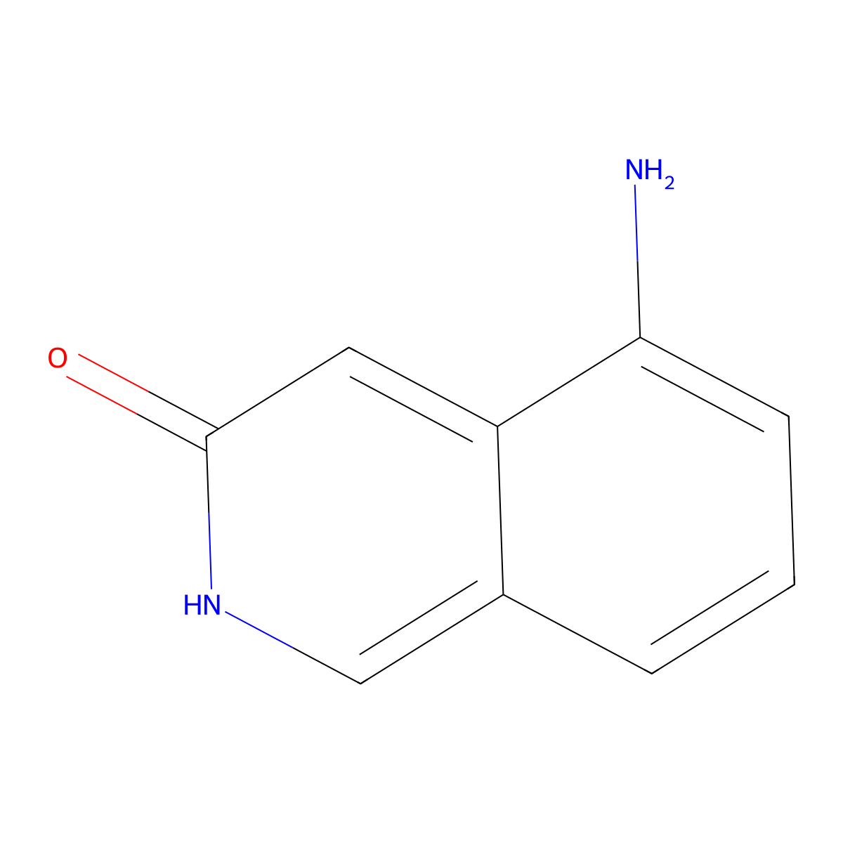 5-Aminoisoquinolin-3-ol molecular structure, CAS 1374651-50-9