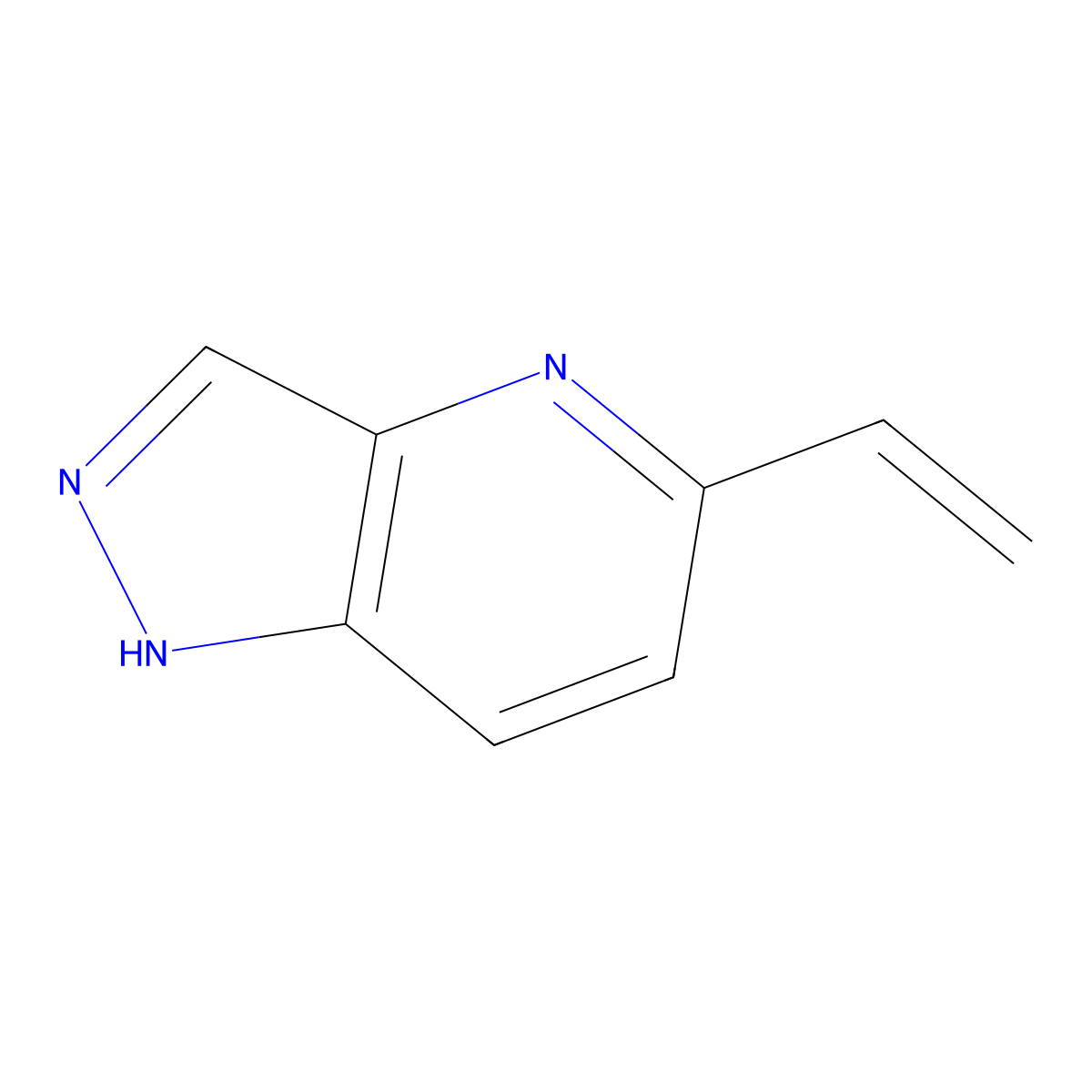 5-Vinyl-1H-pyrazolo[4,3-b]pyridine molecular structure, CAS 1374651-70-3