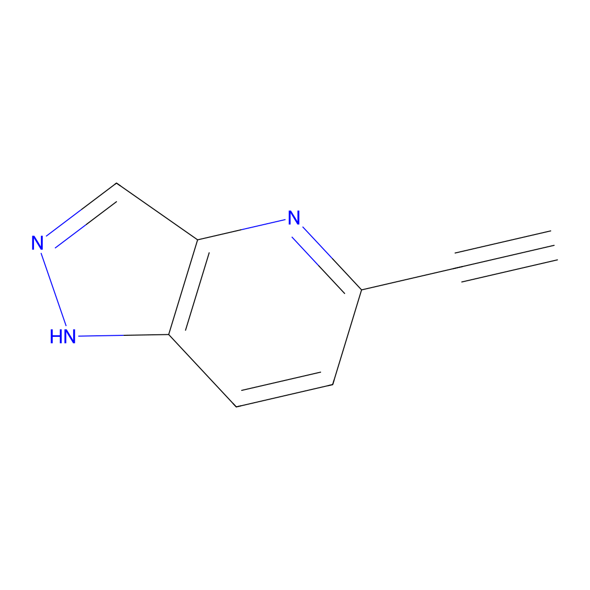 5-Ethynyl-1H-pyrazolo[4,3-b]pyridine molecular structure, CAS 1374652-56-8