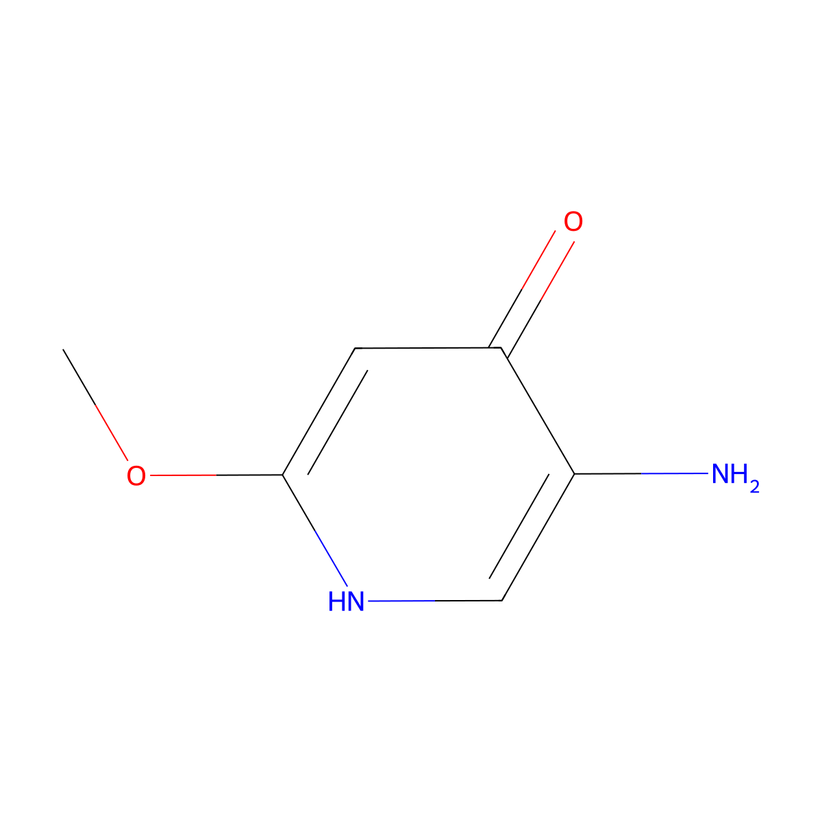 5-Amino-2-methoxypyridin-4-ol molecular structure, CAS 1374652-74-0