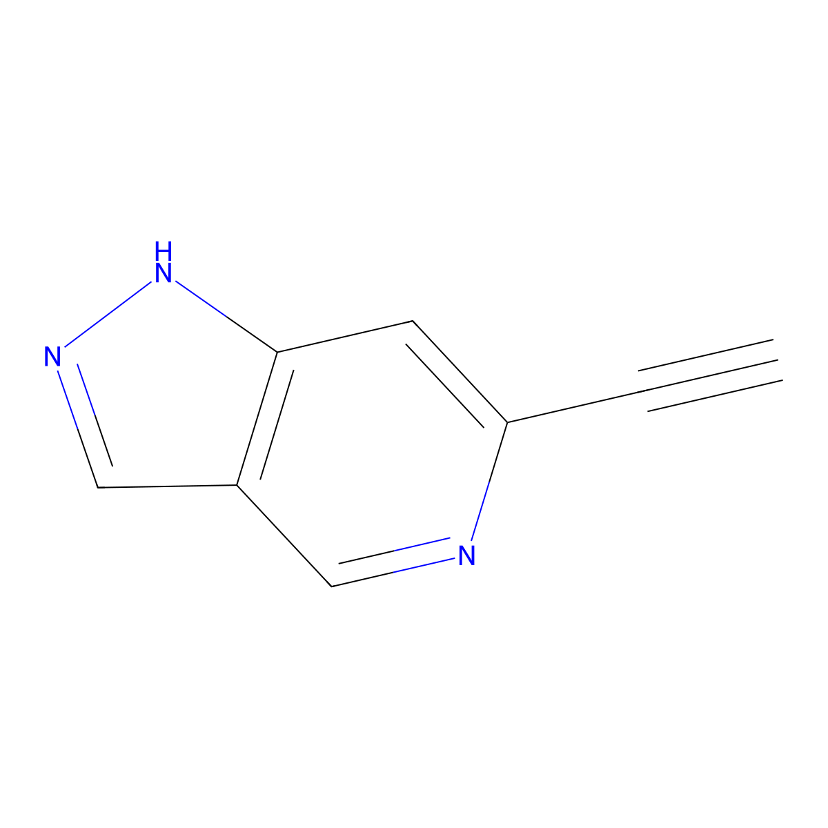 6-Ethynyl-1H-pyrazolo[4,3-c]pyridine molecular structure, CAS 1374652-76-2