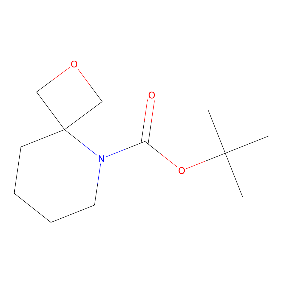 5-Boc-2-oxa-5-azaspiro[3.5]nonane molecular structure, CAS 1374659-20-7