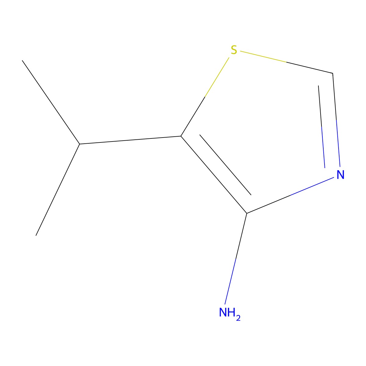 5-(Propan-2-yl)-1,3-thiazol-4-amine molecular structure, CAS 1374664-66-0
