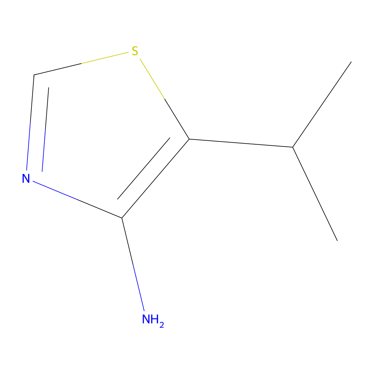 5-(Propan-2-yl)-1,3-thiazol-4-amine molecular structure, CAS 1374664-66-0