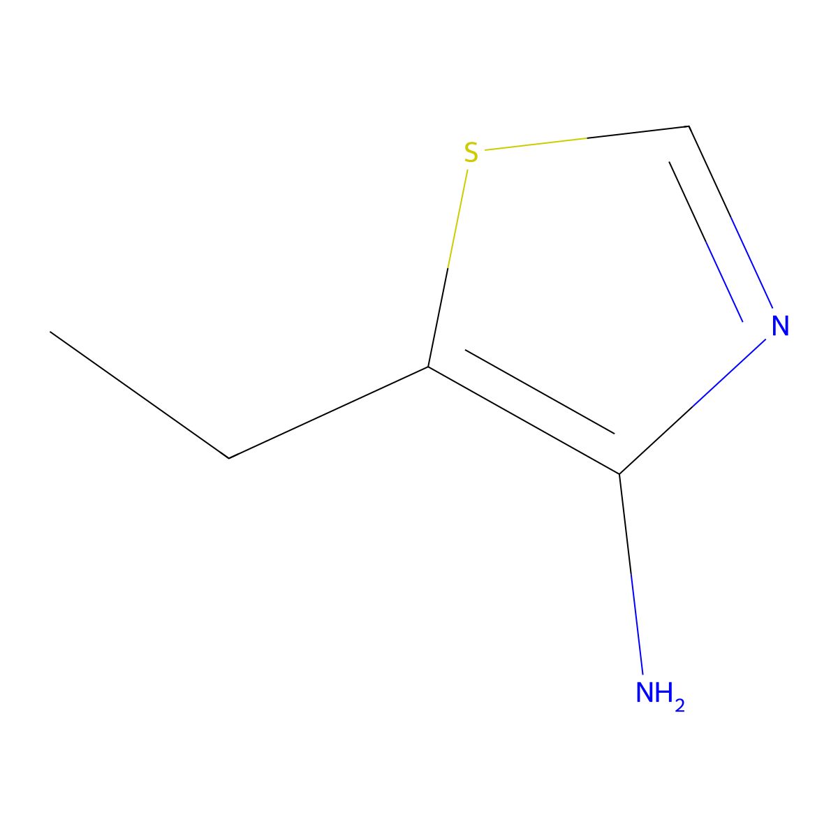 4-Amino-5-ethylthiazole molecular structure, CAS 1374665-71-0