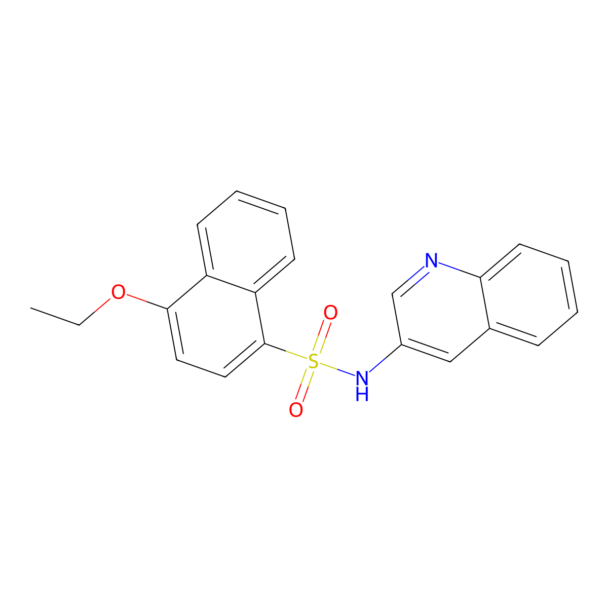 4-ethoxy-N-(quinolin-3-yl)naphthalene-1-sulfonamide molecular structure, CAS 1374679-25-0