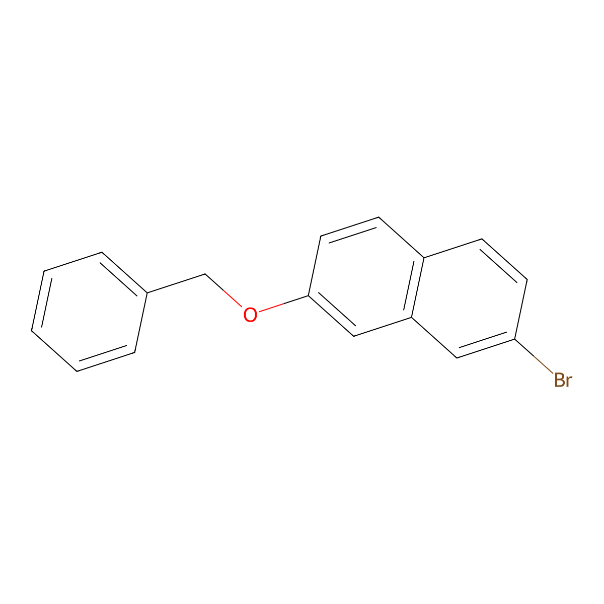 2-Bromo-7-(phenylmethoxy)naphthalene molecular structure, CAS 1374750-65-8