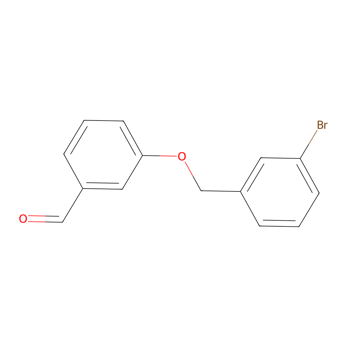 3-((3-Bromobenzyl)oxy)benzaldehyde molecular structure, CAS 137489-76-0