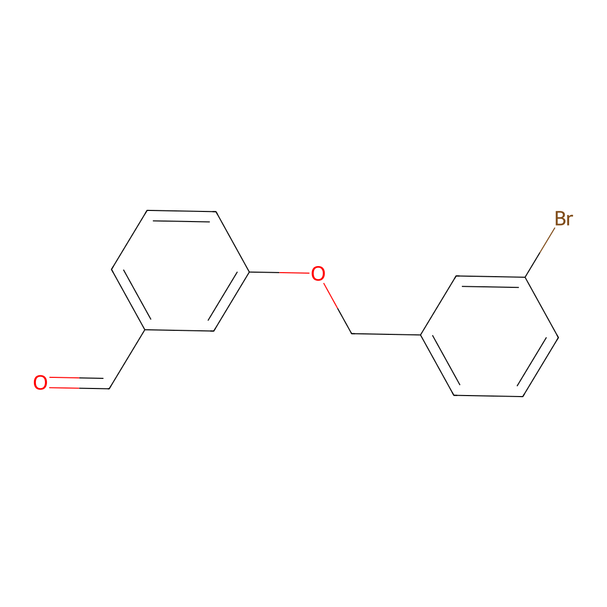 3-((3-Bromobenzyl)oxy)benzaldehyde molecular structure, CAS 137489-76-0