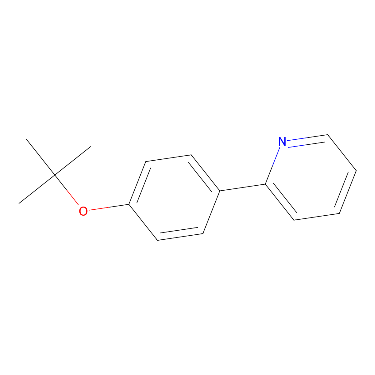 2-[4-(Tert-butoxy)phenyl]pyridine molecular structure, CAS 1374997-08-6