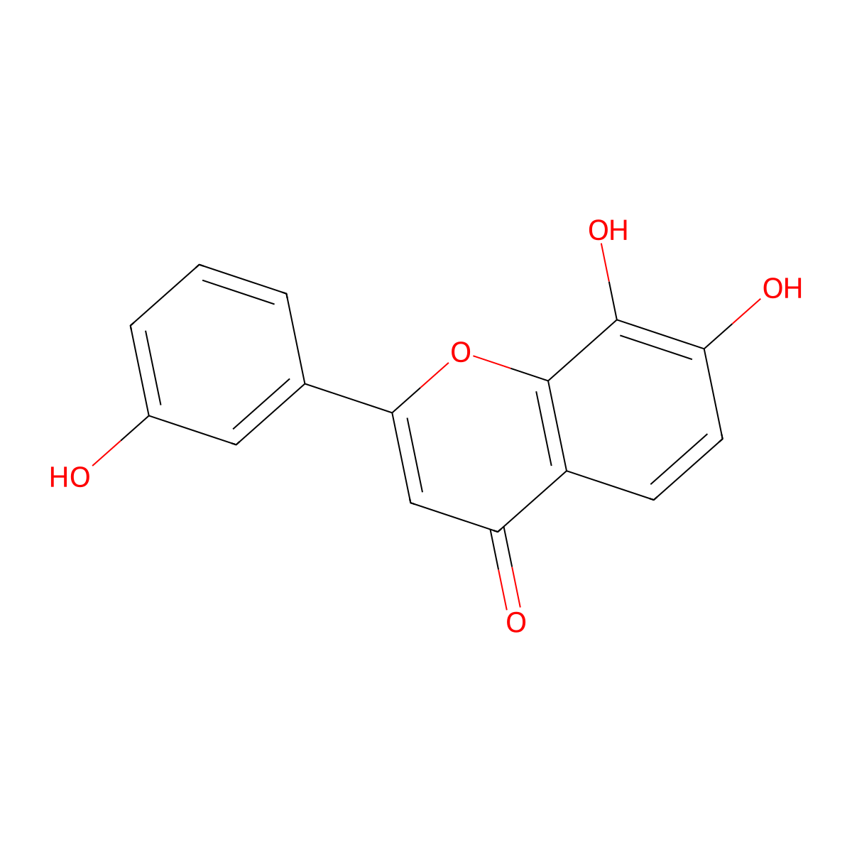 7,8,3'-Trihydroxyflavone molecular structure, CAS 137502-84-2