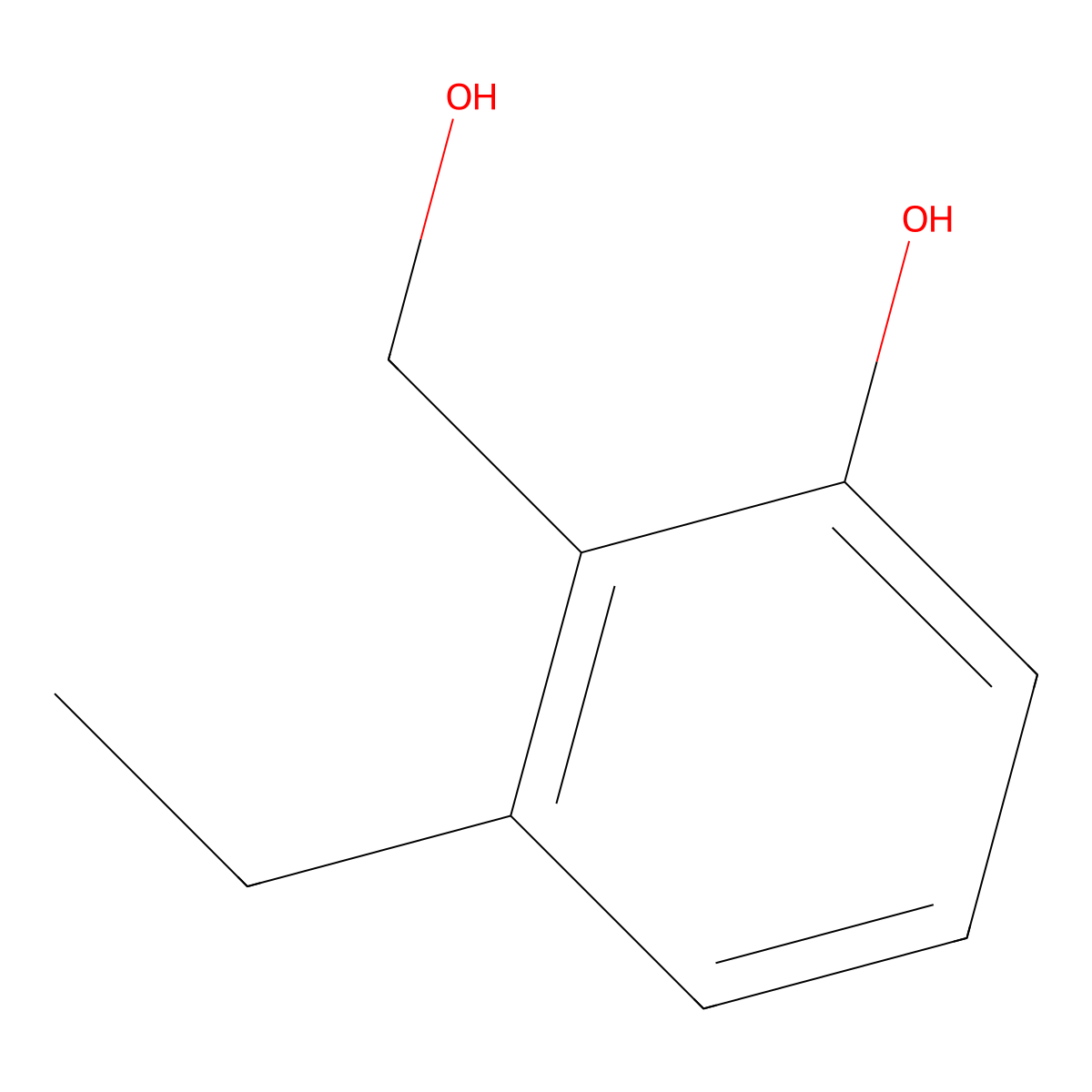 3-Ethyl-2-(hydroxymethyl)phenol molecular structure, CAS 1375066-12-8