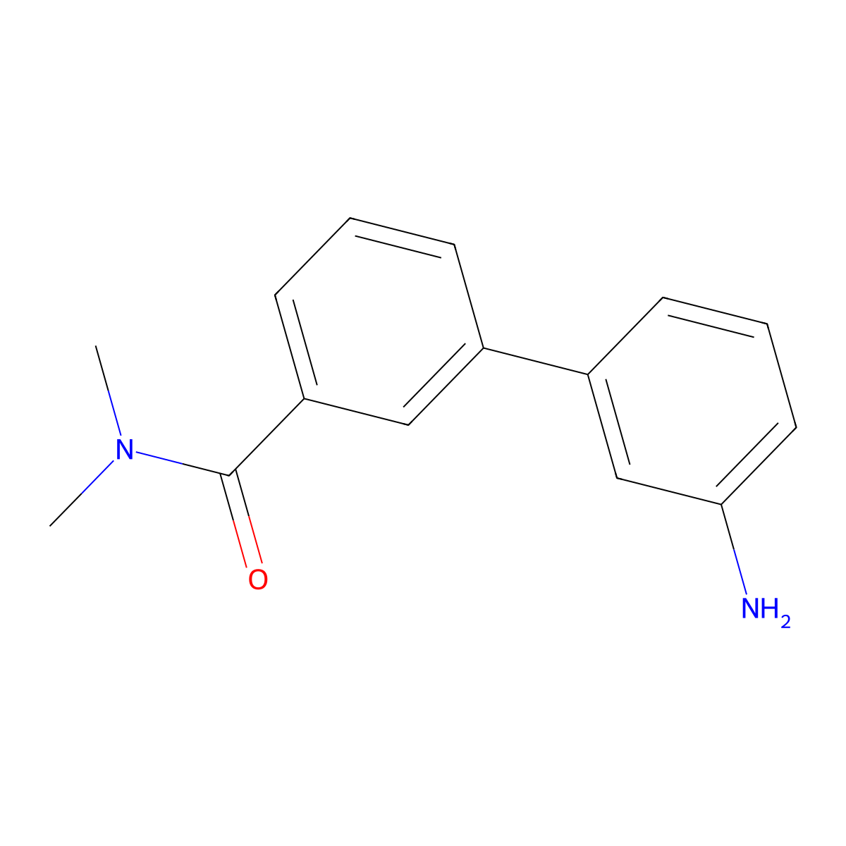 3-(3-Aminophenyl)-N,N-dimethylbenzamide molecular structure, CAS 1375069-30-9