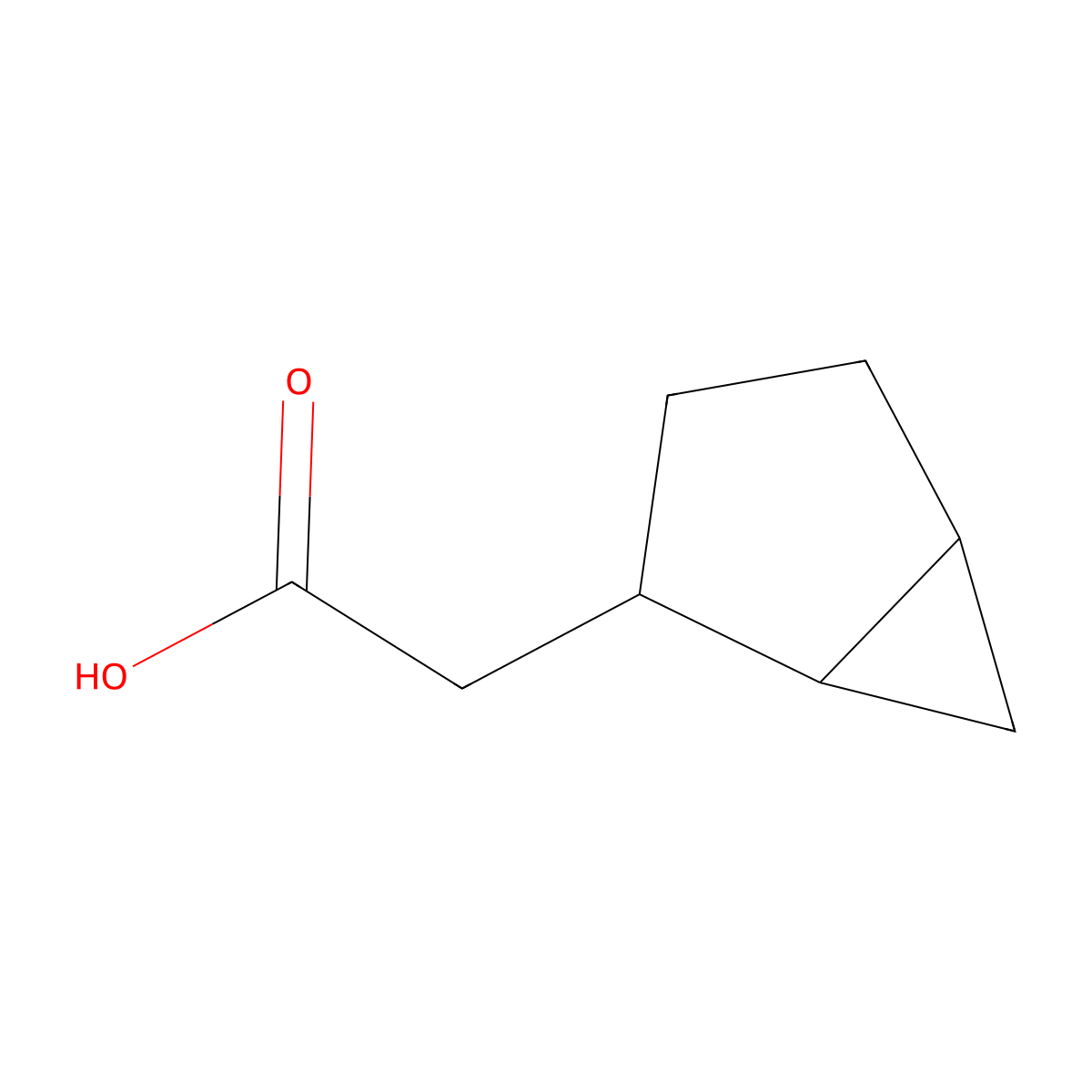 2-{Bicyclo[3.1.0]hexan-2-yl}acetic acid molecular structure, CAS 1375088-03-1
