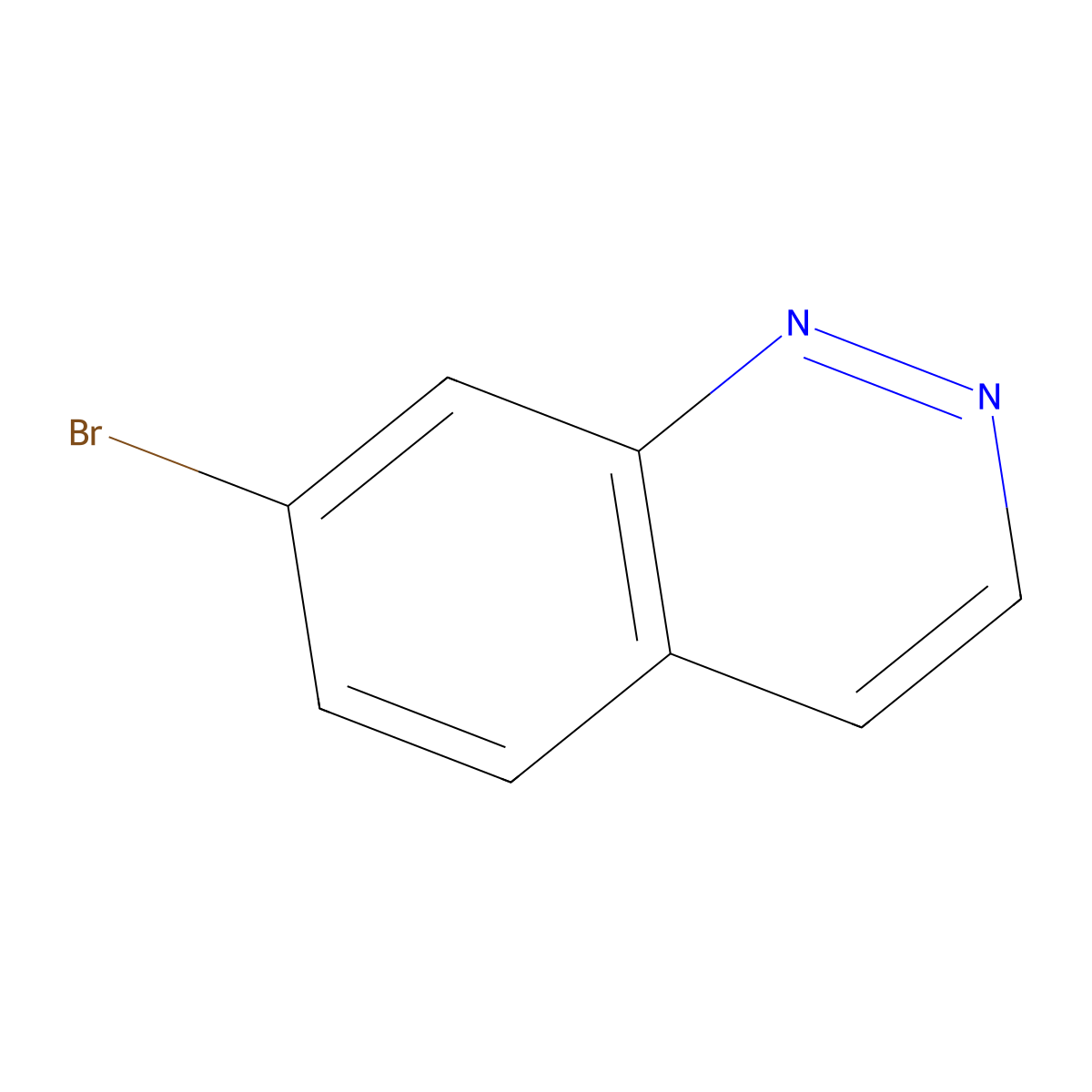 7-Bromocinnoline molecular structure, CAS 1375108-47-6