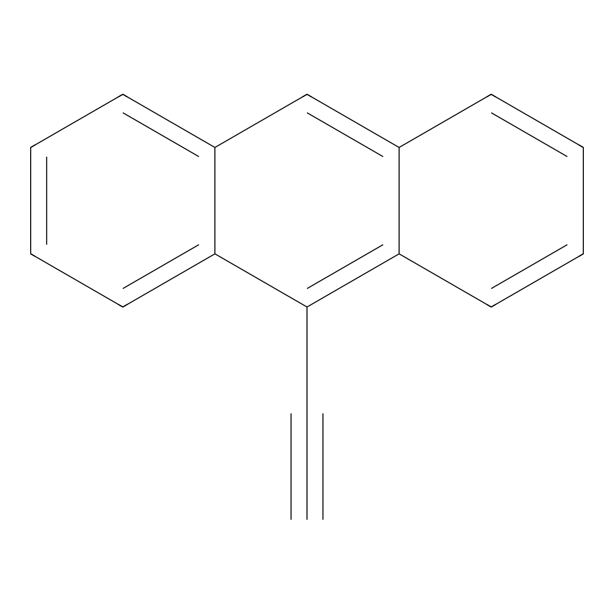 9-Ethynylanthracene molecular structure, CAS 13752-40-4
