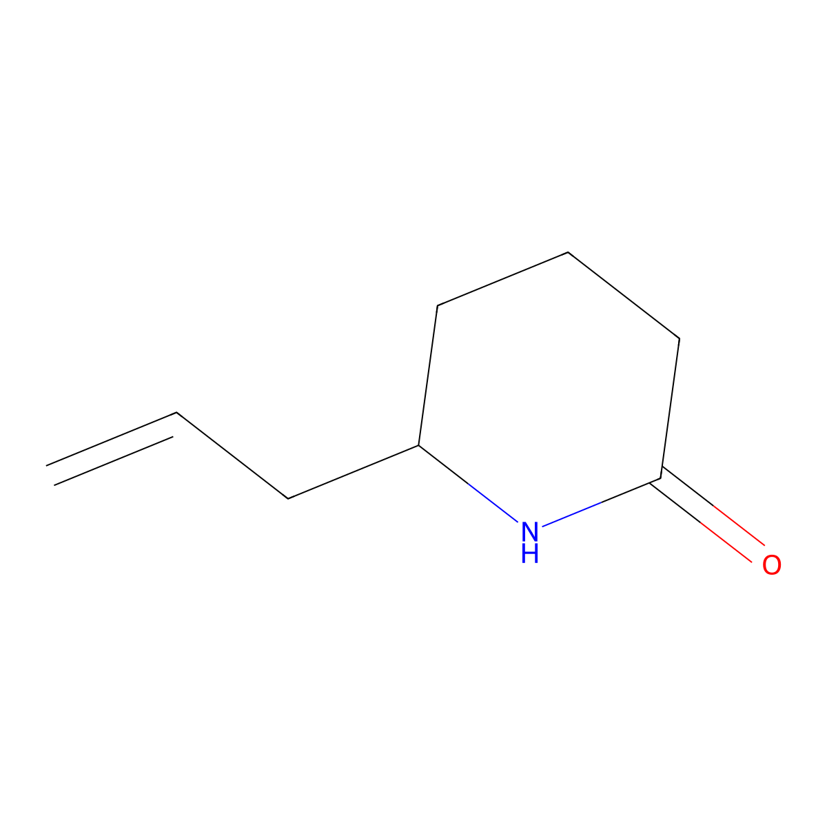 6-(Prop-2-en-1-yl)piperidin-2-one molecular structure, CAS 137521-34-7