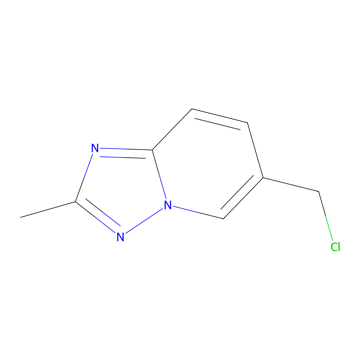 6-(Chloromethyl)-2-methyl-[1,2,4]triazolo[1,5-a]pyridine molecular structure, CAS 1375302-31-0